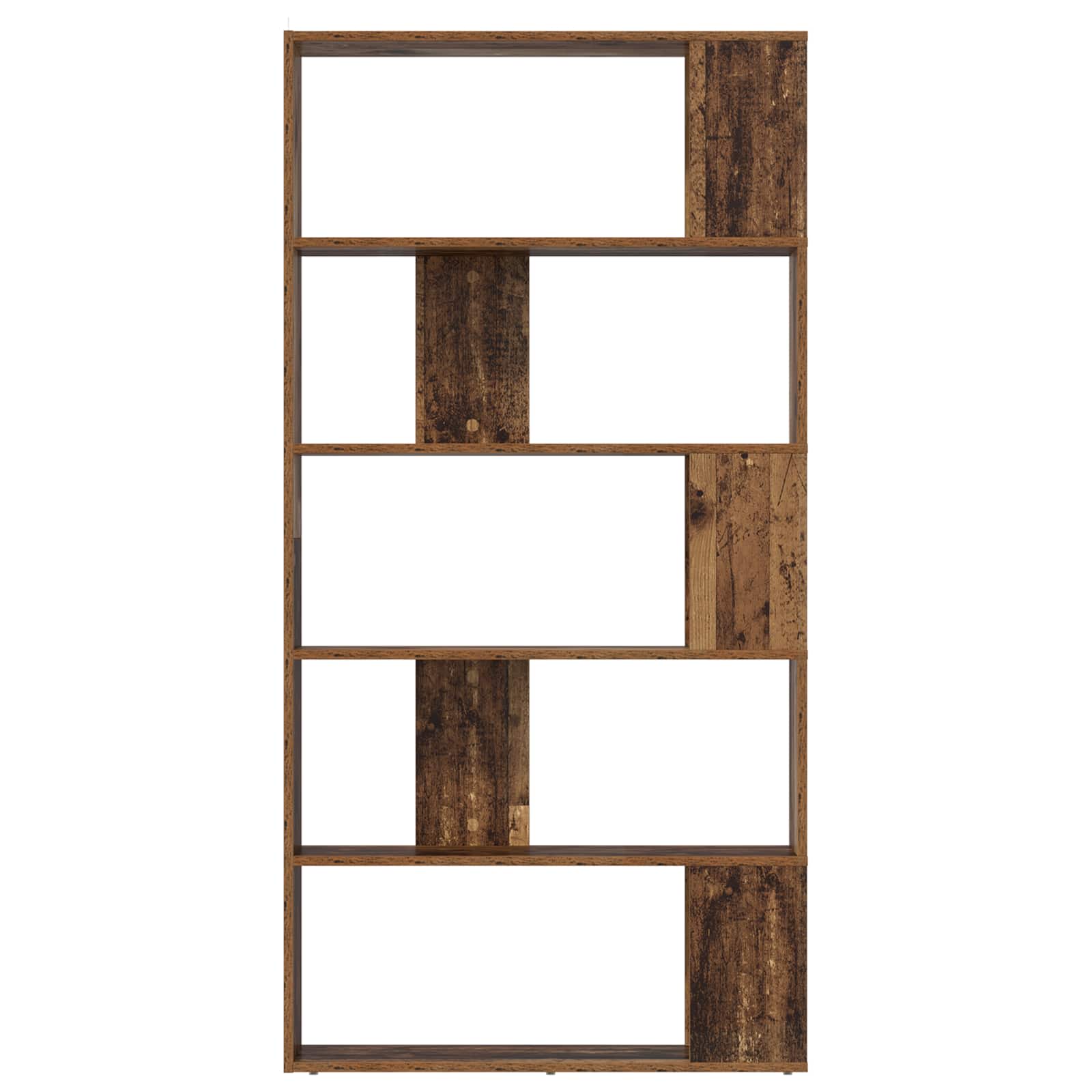 vidaXL Bücherregal Altholz 80 x 24 x 159 cm Holzwerkstoff