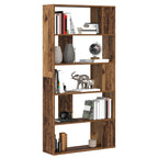 vidaXL Bücherregal Altholz 80 x 24 x 159 cm Holzwerkstoff