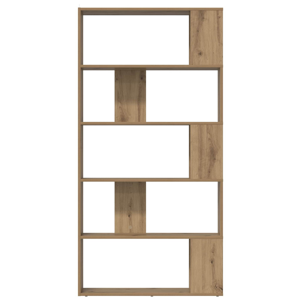 vidaXL Bücherregal Artisan-Eiche 80 x 24 x 159 cm Holzwerkstoff