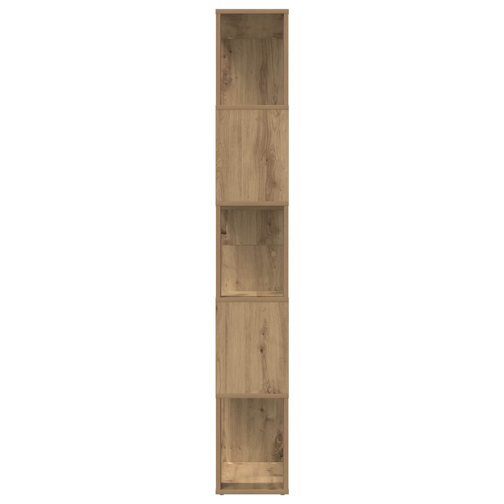 vidaXL Bücherregal Artisan-Eiche 80 x 24 x 159 cm Holzwerkstoff