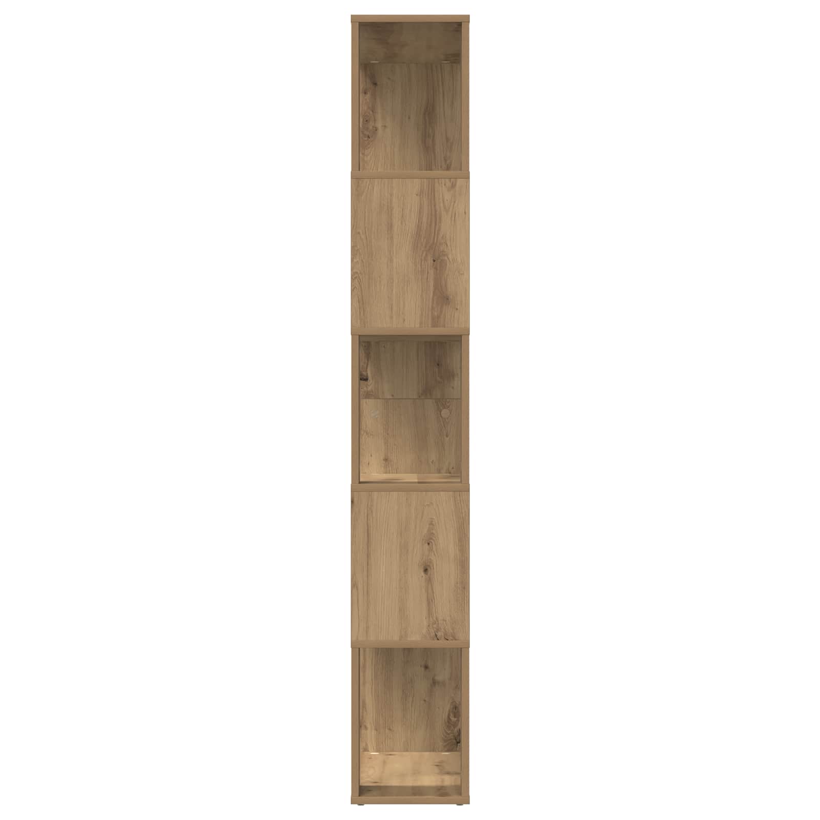 vidaXL Bücherregal Artisan-Eiche 80 x 24 x 159 cm Holzwerkstoff