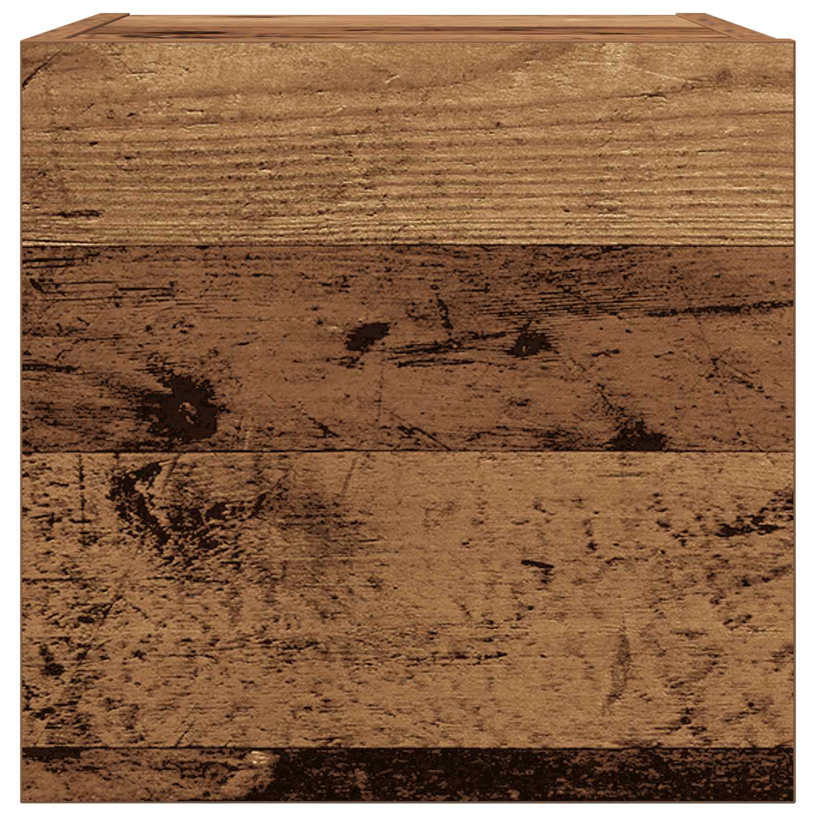 vidaXL Wandmontiertes TV-Regal Altholz 30,5 x 30 x 30 cm Holzwerkstoff