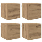vidaXL Wandmontiertes TV-Regal Artisan-Eiche 30,5 x 30 x 30 cm