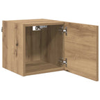vidaXL Wandmontiertes TV-Regal Artisan-Eiche 30,5 x 30 x 30 cm