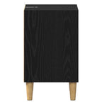 vidaXL Bettschrank Schwarz Eichen-Optik 40 x 30 x 50 cm Holzwerkstoff