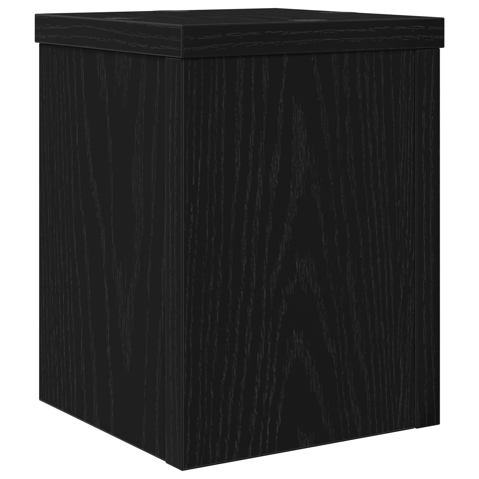 vidaXL Pflanzenständer 2 pcs Schwarz Eichen-Optik 15 x 15 x 20 cm
