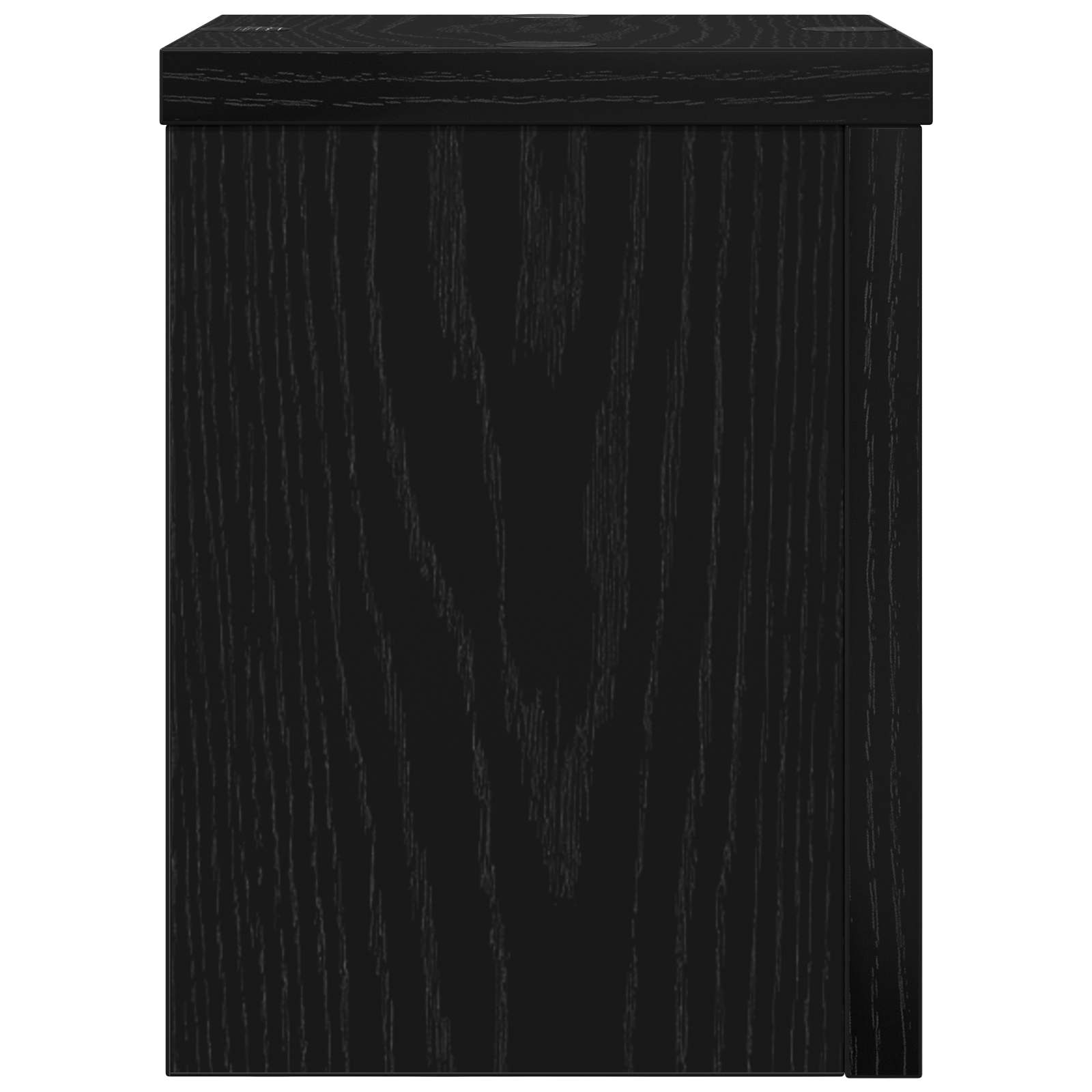vidaXL Pflanzenständer 2 pcs Schwarz Eichen-Optik 15 x 15 x 20 cm