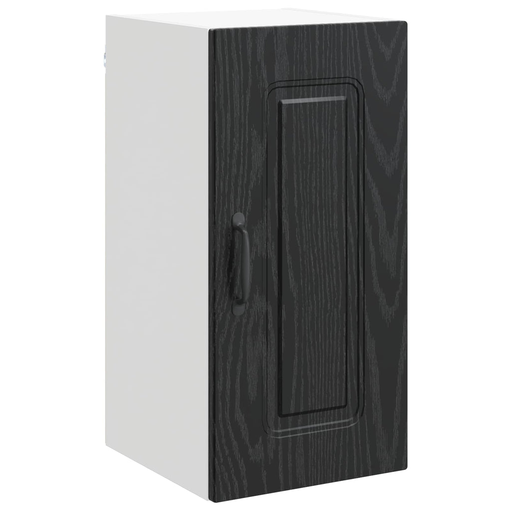 vidaXL Geschirrspülerfront Kalmar Schwarz Eichen-Optik 30 x 31 x 60 cm