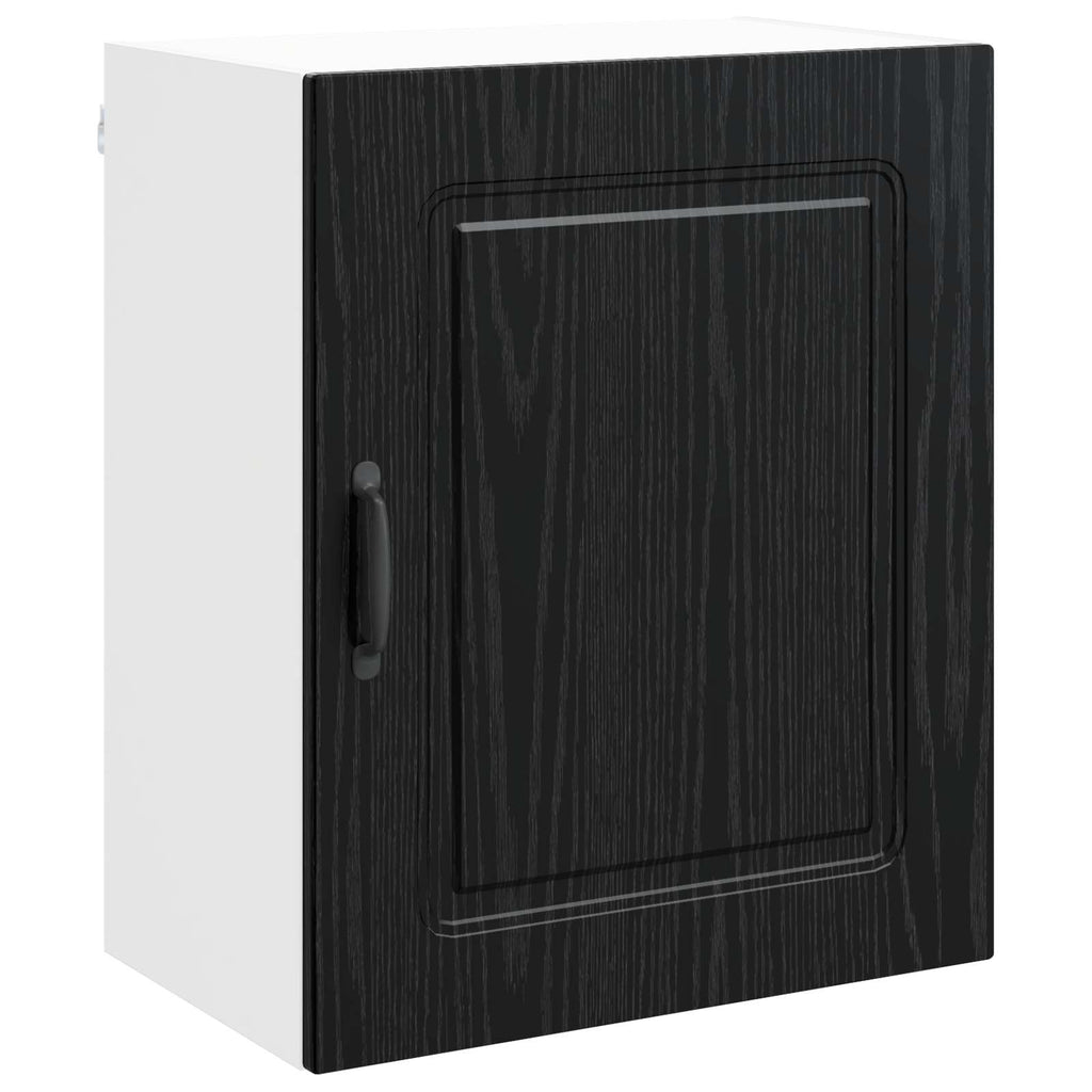 vidaXL Geschirrspülerfront Kalmar 2 pcs Schwarz Eichen-Optik
