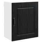 vidaXL Geschirrspülerfront Kalmar 2 pcs Schwarz Eichen-Optik
