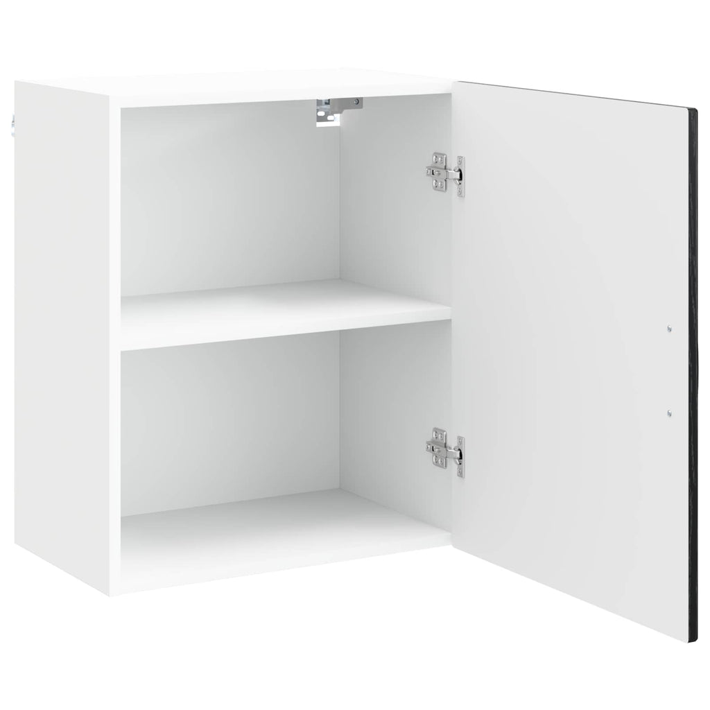 vidaXL Geschirrspülerfront Kalmar 2 pcs Schwarz Eichen-Optik