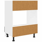 vidaXL Backofenschrank LUCCA Schwarze Eiche 60 x 46 x 81,5 cm