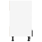 vidaXL Backofenschrank LUCCA Schwarze Eiche 60 x 46 x 81,5 cm
