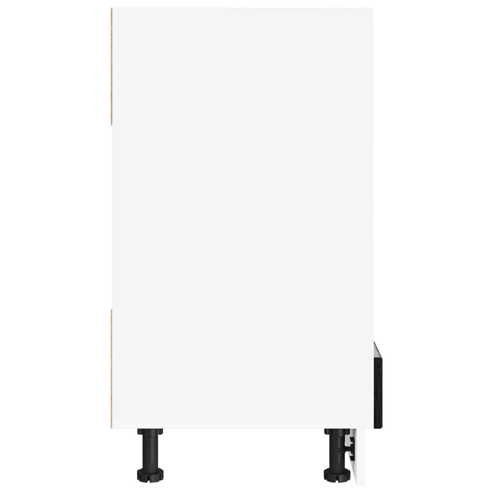 vidaXL Backofenschrank LUCCA Schwarze Eiche 60 x 46 x 81,5 cm