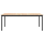 vidaXL Esstisch Natur 200 x 100 x 75 cm Massives Kiefernholz