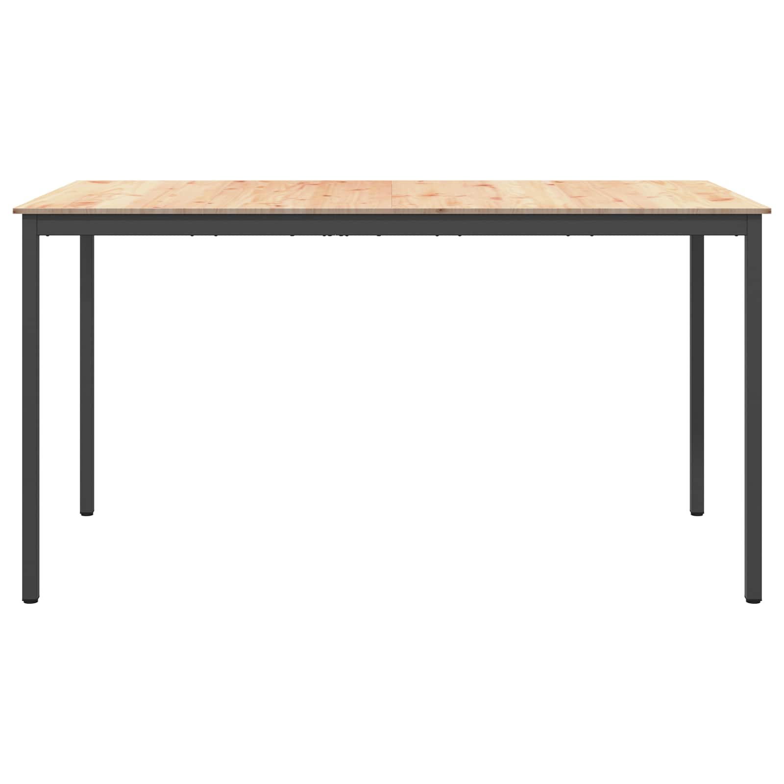 vidaXL Bartisch Natur 200 x 100 x 105 cm Massives Kiefernholz