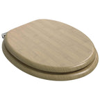 vidaXL Soft-Close Toilettensitz 2 pcs Heller Bambusfarbton 44 x 38 cm