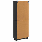 vidaXL Schrankset 2 pcs Schwarz 66 x 34,5 x 95 cm Holzwerkstoff