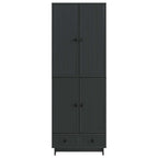 vidaXL Schrankset 2 pcs Schwarz 66 x 34,5 x 95 cm Holzwerkstoff