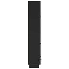 vidaXL Schrankset 2 pcs Schwarz 66 x 34,5 x 95 cm Holzwerkstoff