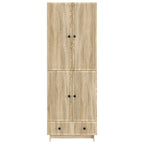 vidaXL Schrankset 2 pcs Sonoma-Eiche 66 x 34,5 x 95 cm Holzwerkstoff