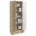 vidaXL Schrankset 2 pcs Sonoma-Eiche 66 x 34,5 x 95 cm Holzwerkstoff