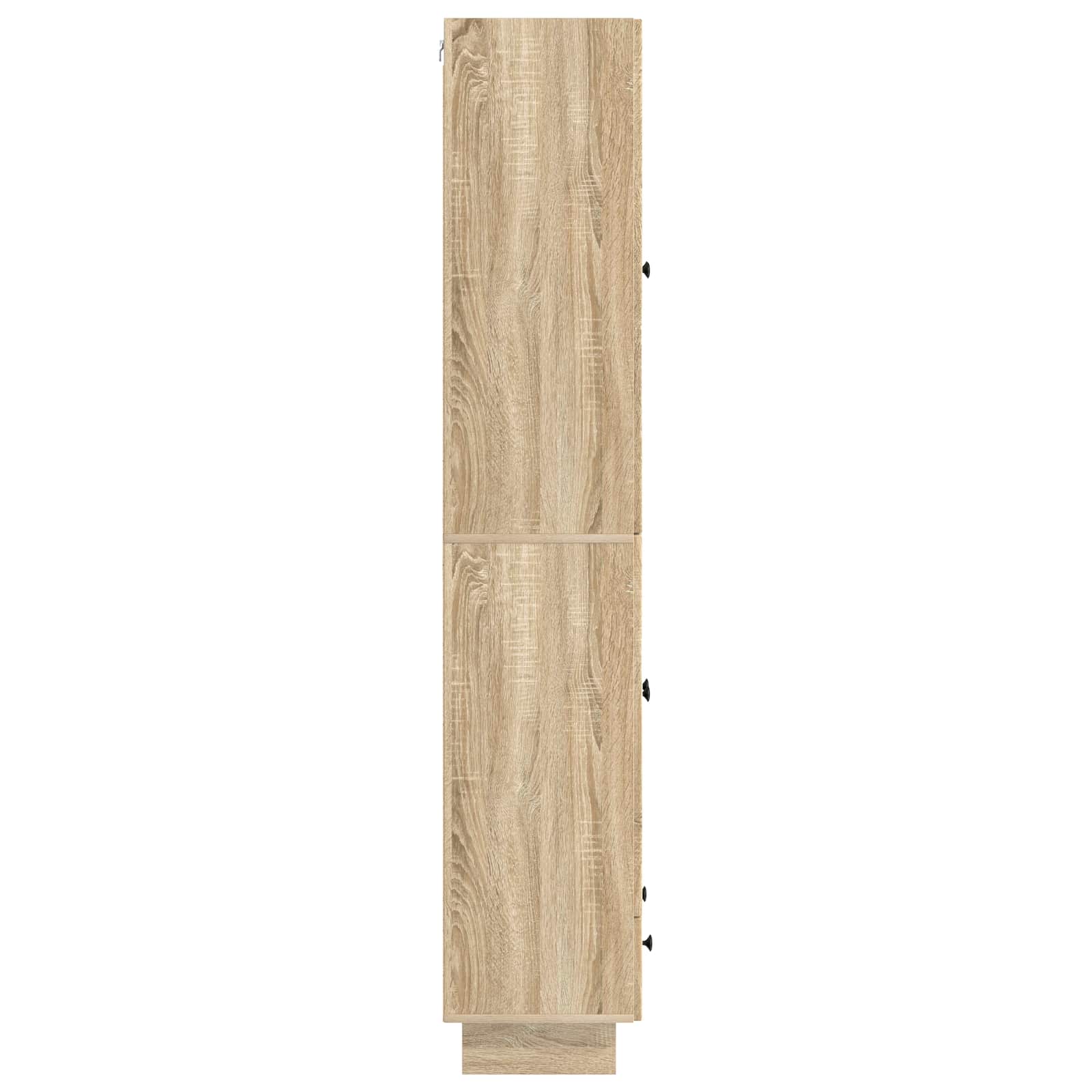 vidaXL Schrankset 2 pcs Sonoma-Eiche 66 x 34,5 x 95 cm Holzwerkstoff