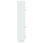 vidaXL Schrankset 2 pcs Hochglanz Weiß 66 x 34,5 x 95 cm Holzwerkstoff