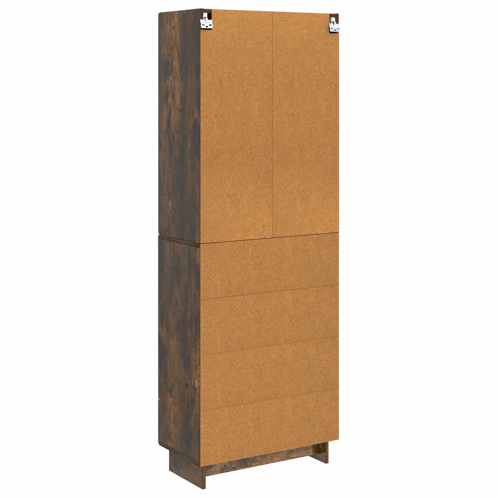 vidaXL Schrankset 2 pcs Geräucherte Eiche 66 x 34,5 x 95 cm