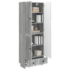 vidaXL Schrankset 2 pcs Grau Sonoma 66 x 34,5 x 95 cm Holzwerkstoff