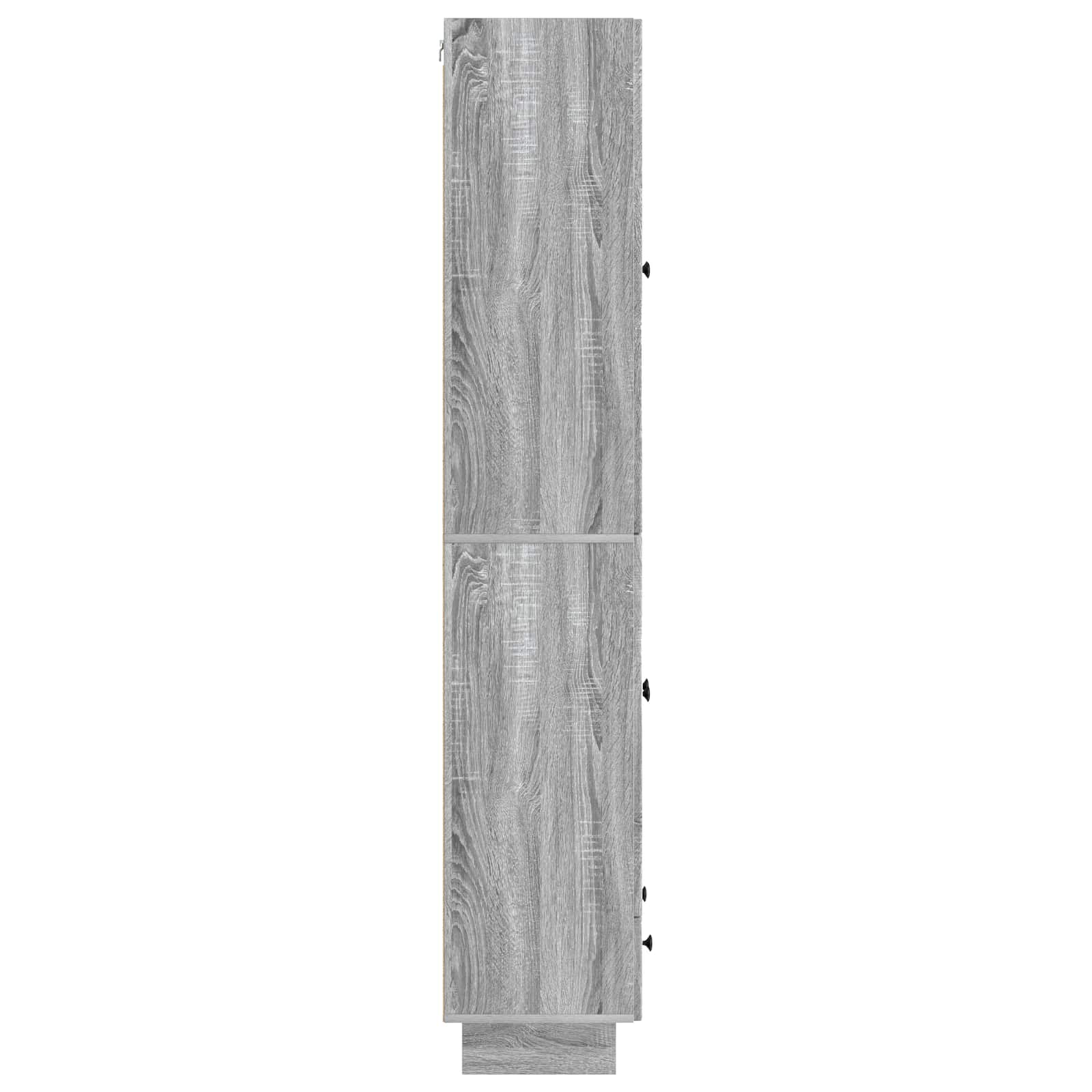vidaXL Schrankset 2 pcs Grau Sonoma 66 x 34,5 x 95 cm Holzwerkstoff