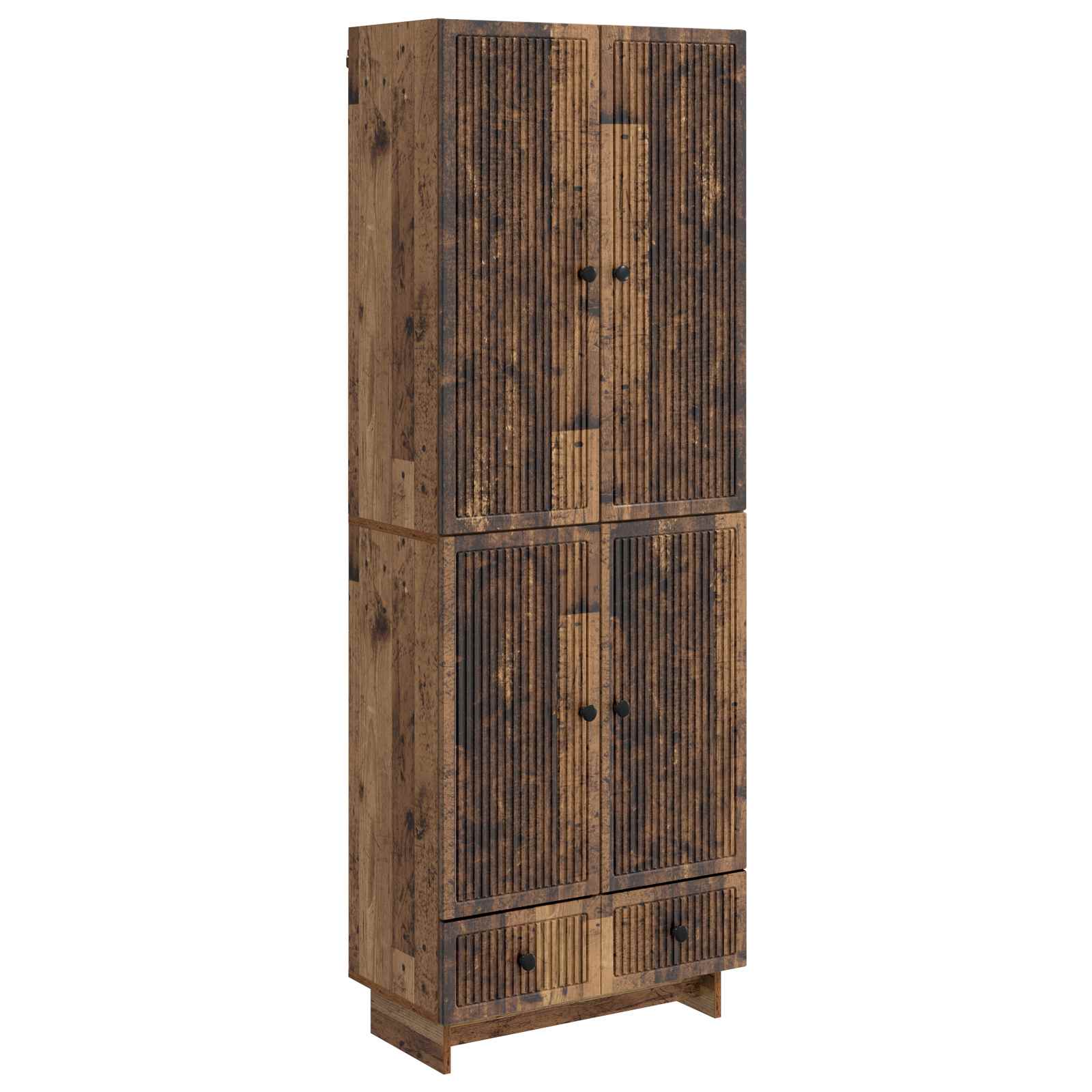 vidaXL Schrankset 2 pcs Altholz 66 x 34,5 x 95 cm Holzwerkstoff