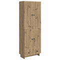 vidaXL Schrankset 2 pcs Artisan-Eiche 66 x 34,5 x 95 cm Holzwerkstoff