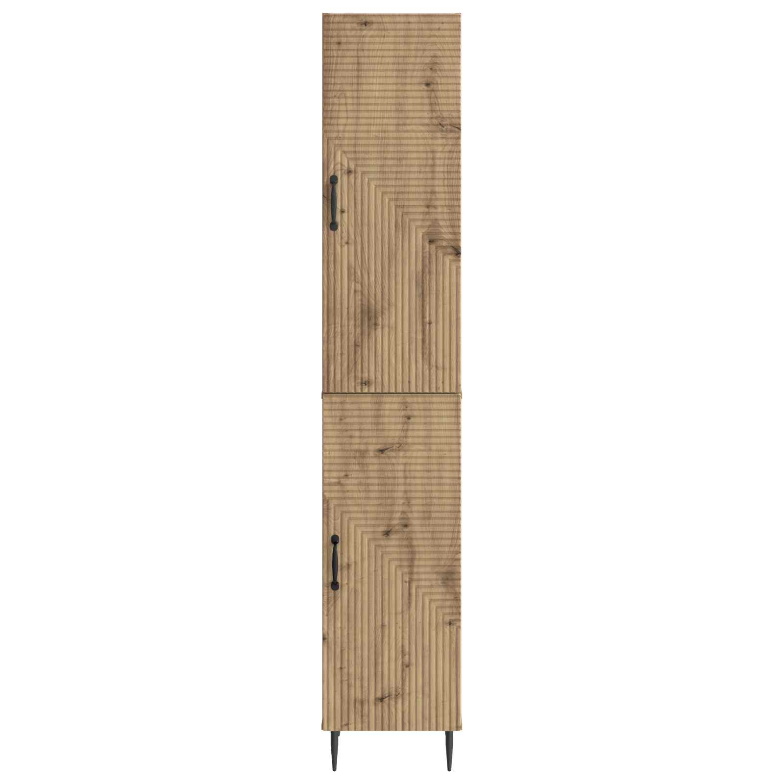 vidaXL Schrankset 2 pcs Artisan-Eiche 33 x 34,5 x 89,5 cm