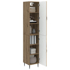 vidaXL Schrankset 2 pcs Artisan-Eiche 33 x 34,5 x 89,5 cm