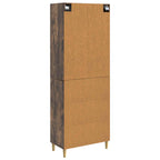 vidaXL Schrankset 2 pcs Geräucherte Eiche Holzwerkstoff