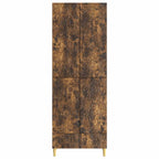 vidaXL Schrankset 2 pcs Geräucherte Eiche Holzwerkstoff