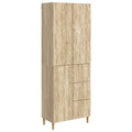 vidaXL 2 pcs Sonoma-Eiche
