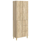 vidaXL 2 pcs Sonoma-Eiche