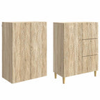 vidaXL 2 pcs Sonoma-Eiche