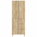 vidaXL 2 pcs Sonoma-Eiche