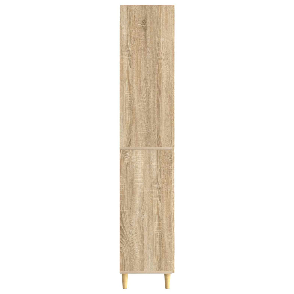 vidaXL 2 pcs Sonoma-Eiche