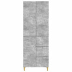 vidaXL 2 pcs Betongrau