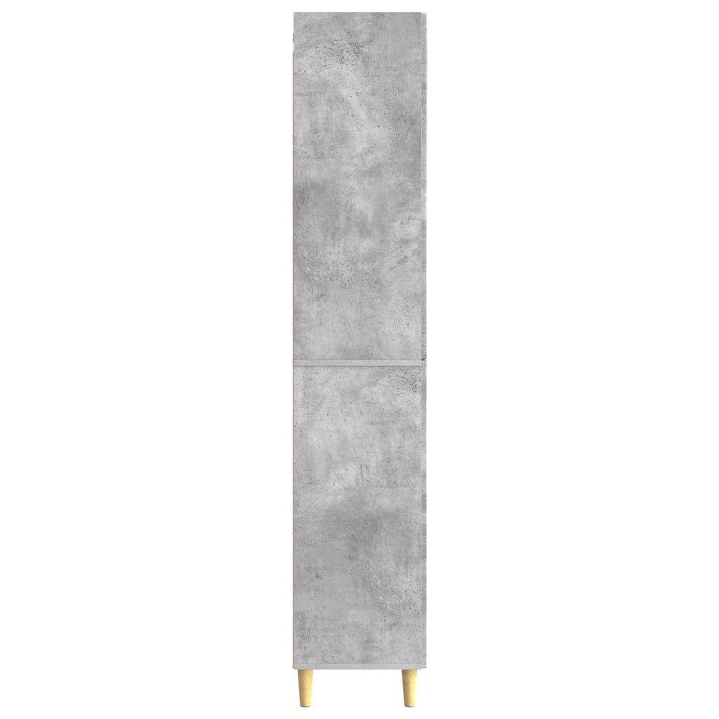 vidaXL 2 pcs Betongrau