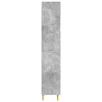 vidaXL 2 pcs Betongrau