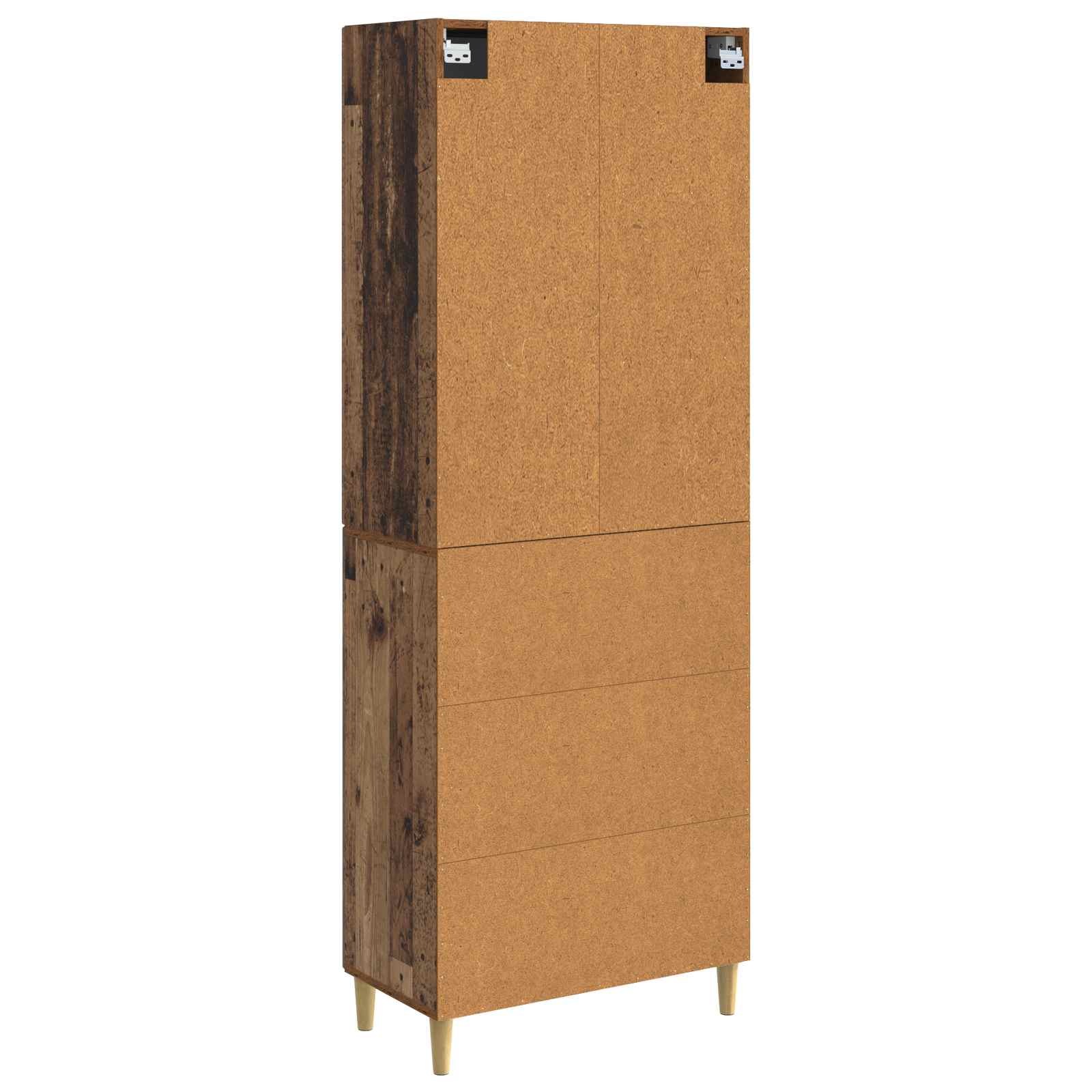 vidaXL 2 pcs Altholz