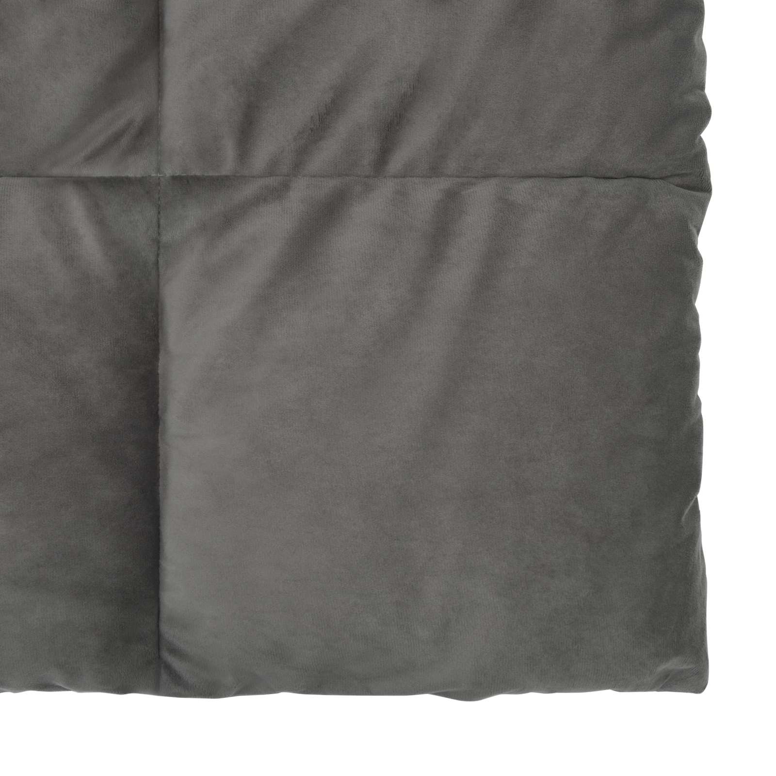 vidaXL Ganzjahresbettdecke Gepolstert Hellgrau 135 x 200 cm Mikrofaser