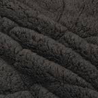 vidaXL Sommerdecke Anthrazit 135 x 200 cm Mikrofaser und Teddy-Fleece