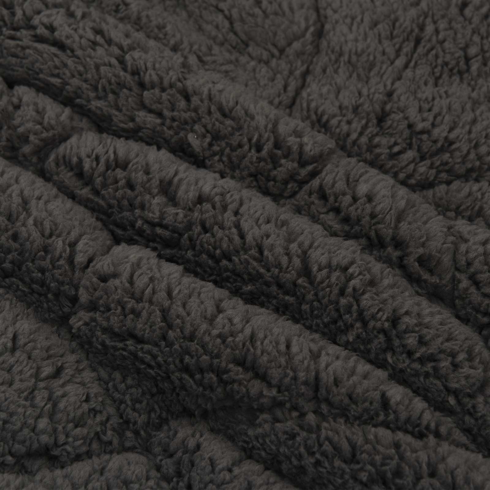 vidaXL Sommerdecke Anthrazit 135 x 200 cm Mikrofaser und Teddy-Fleece