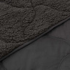 vidaXL Winterbettdecke Gepolstert Anthrazit 135 x 200 cm